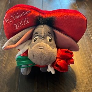Eeyor Valentine’s Day stuffed animal from 2002 - like new!